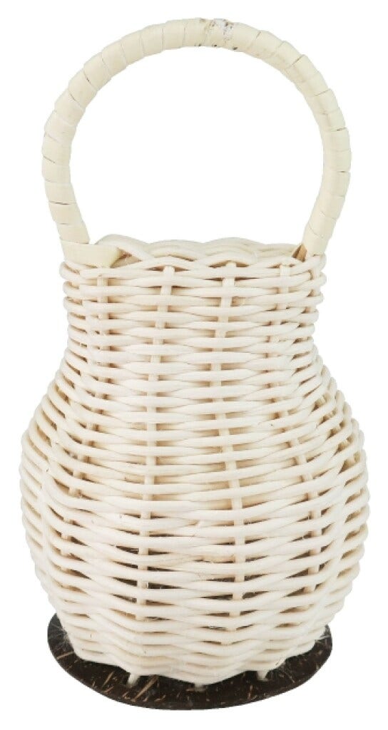 Tycoon Percussion TXI-L Large Caxixi, woven rattan basket shaker with hard base and loop handle