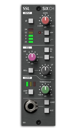 Solid State Logic SiX CH 500 Series Channel Strip - The Ultimate Desktop Mixer
