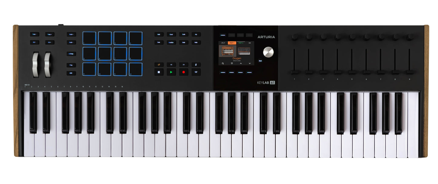 Arturia KeyLab MK3 61-Key MIDI Controller Keyboard, view 3
