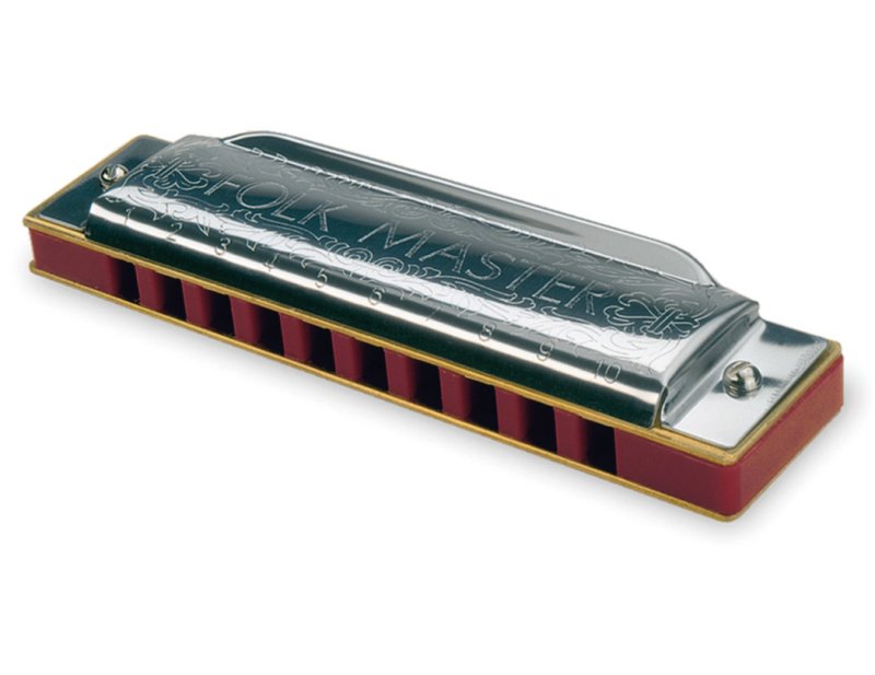 Suzuki 1072-G Folkmaster Harmonica - Key of G - front view