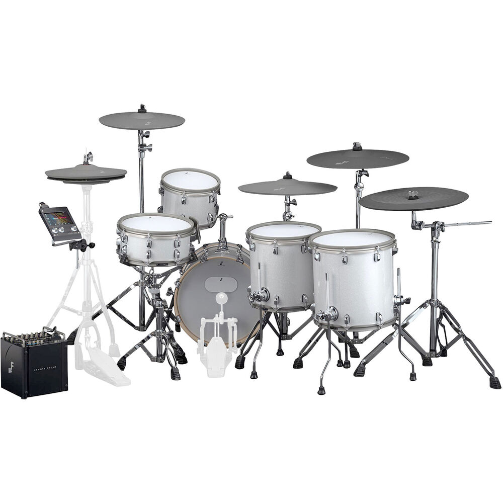 EFNOTE PRO Acoustic Design 503 Electronic Drum Set: Power-packed Performance, Advanced 360 Triggering for Cymbals, Stage Box with 12 Direct XLR Outs