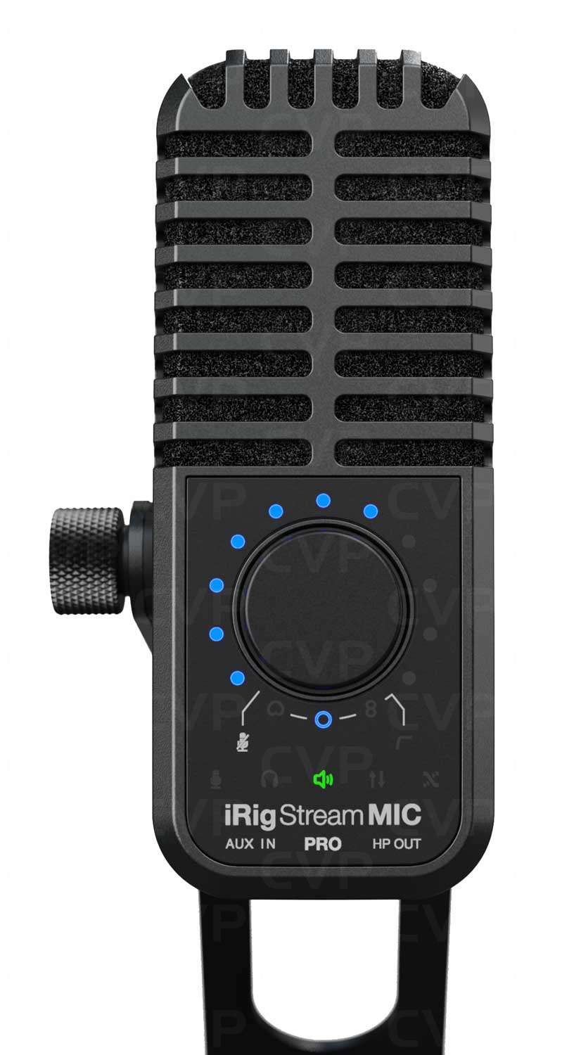 iRig Stream Mic Pro iOS & Mac/PC condenser microphone + integrated audio interface