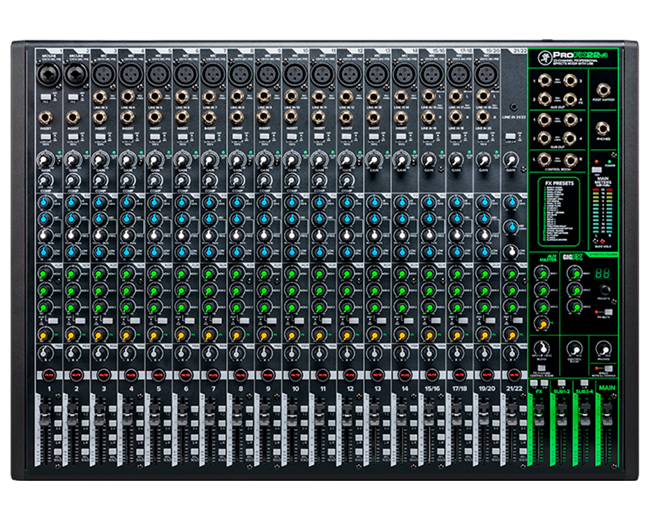 Mackie PROFX22-V3 Mixer. 22 Channel