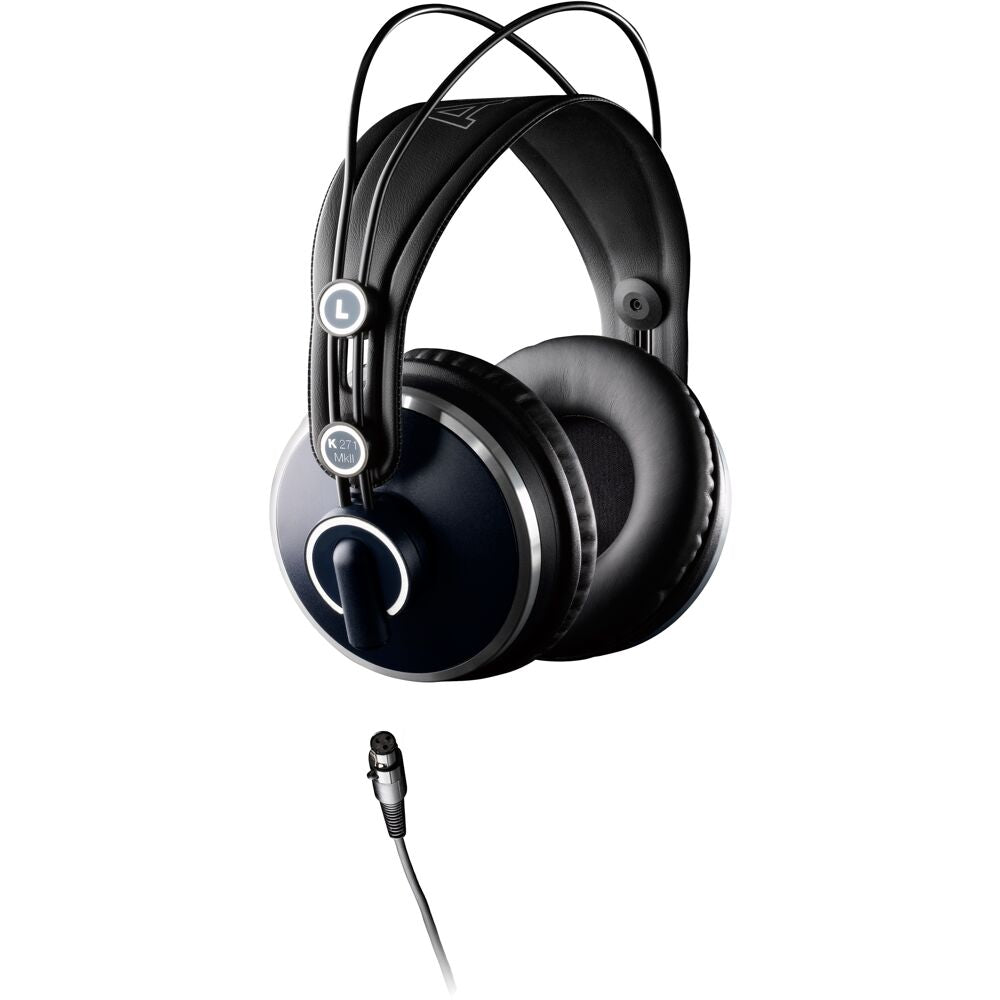 AKG K271 MKII Closed Back, Detachable Cable, Velvet Ear Pads, 5M Coiled Cabl