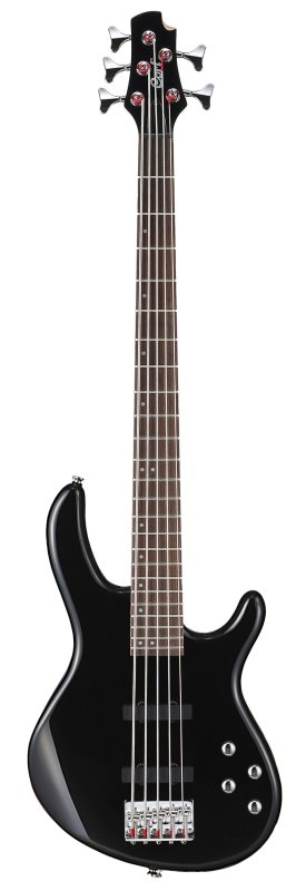 Cort Action Bass V Plus 5-String Black - front view