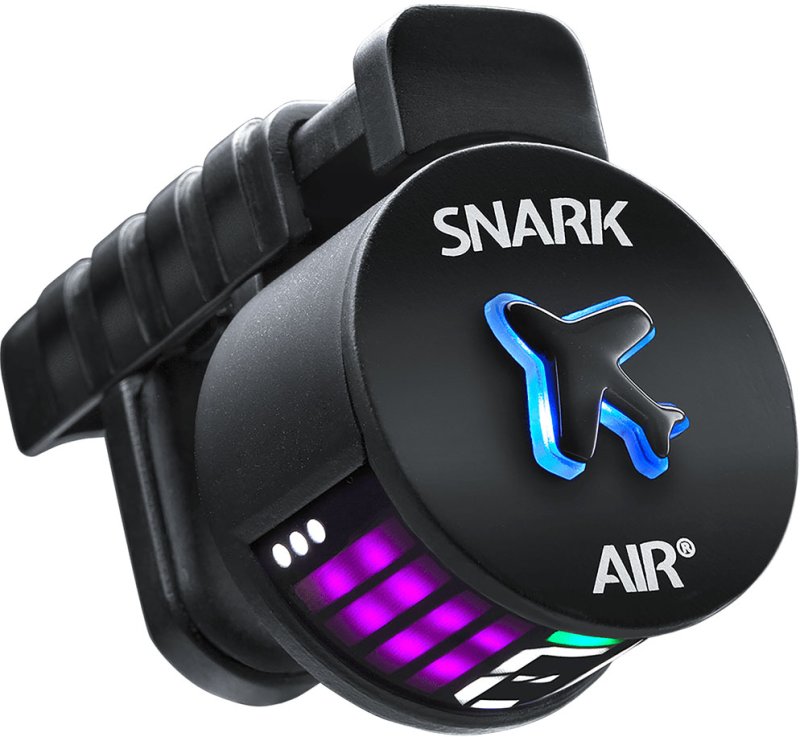 Snark AIR-1 Low Profile Rechargeable Clip on Rechargeable Tuner - front view