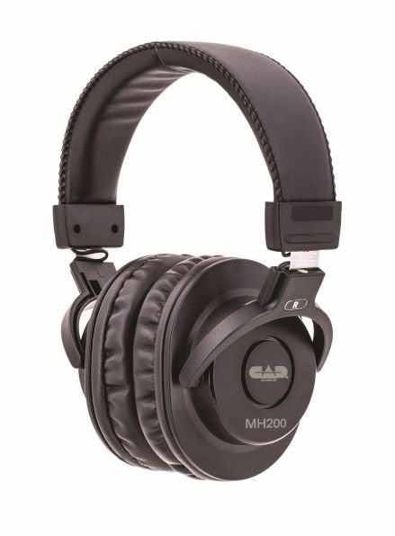 CAD Audio MH200 Closed-Back Studio Headphones With 50mm Drivers, Black