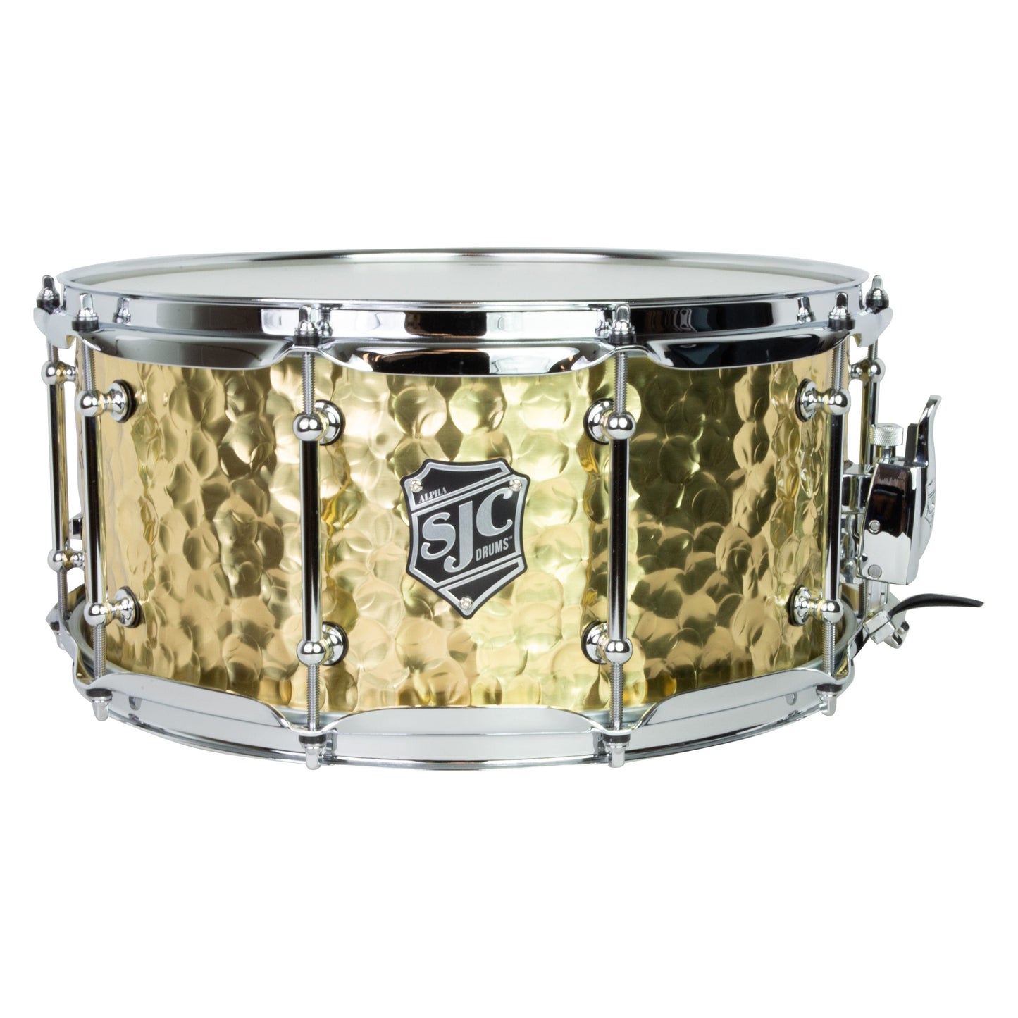 SJC Alpha Brass Snare Drum - 6.5x14