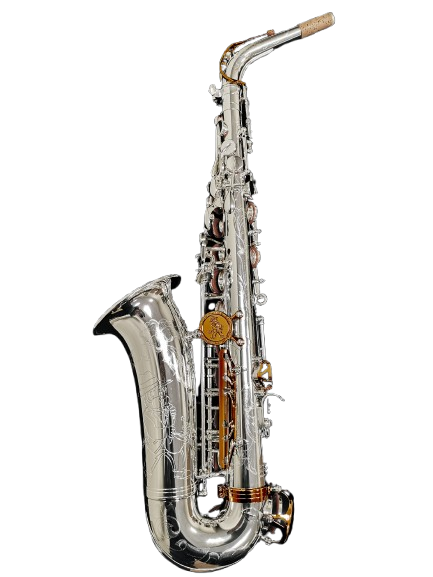 G2 Revelation Series Professional Alto Saxophone Silver Plated