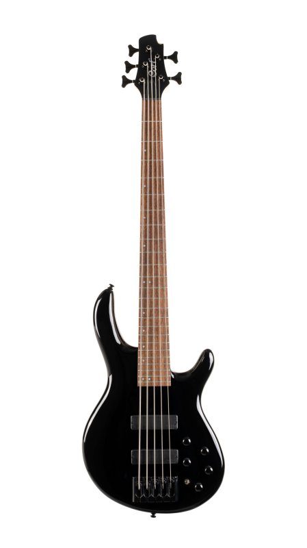 Cort Artisan C5 Deluxe 5-String Bass Black - front view