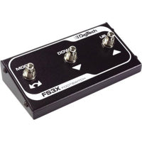 DigiTech FS3X 3-Button Footswitch with 10ft TRS Cable