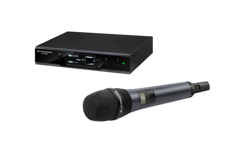 Sennheiser EWD1-845S EW D1 Vocal-Set w/Legendary Evolution e845 Super-Cardioid Capsule and Mute-Switch