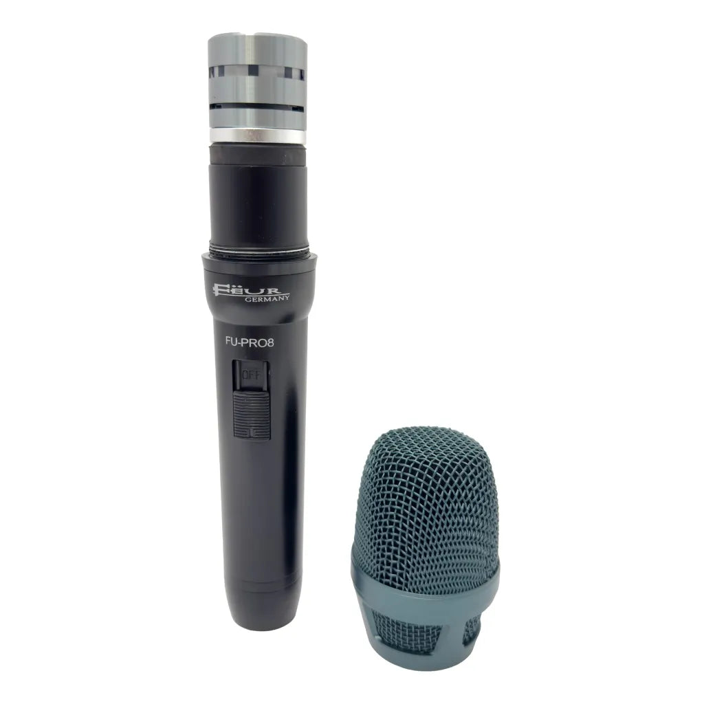 FEUR FU-PRO8 Professional Dynamic Vocal Microphone with Carry Case, view 3