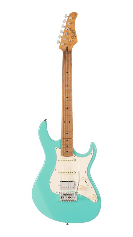 Cort G200SE Electric Guitar Seafoam Green - front view