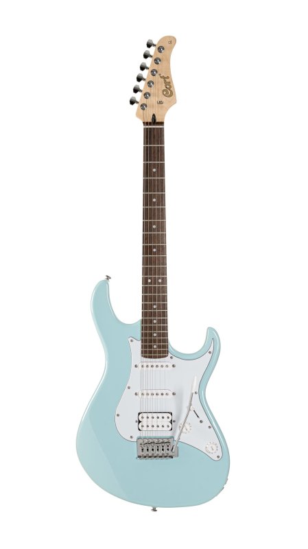 Cort G200 Electric Guitar Sky Blue - front view