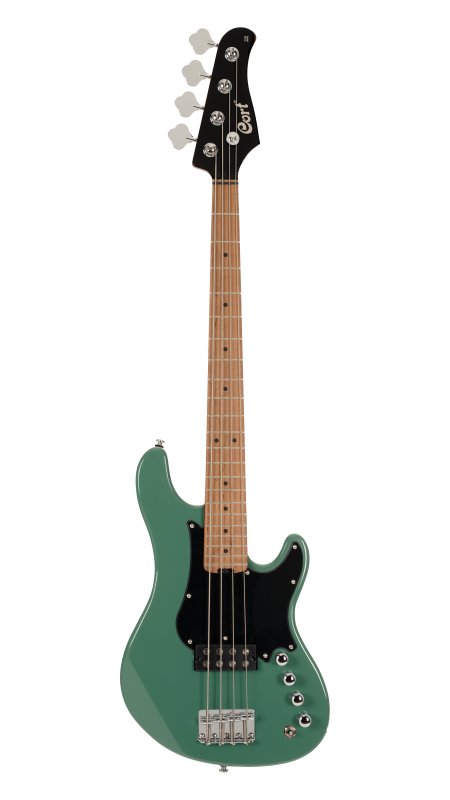 Cort GB Short Scale Bass Forest Green - front view