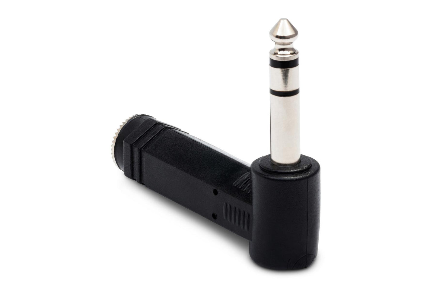Right-angle Adapter, 1/4 in TRS to Same
