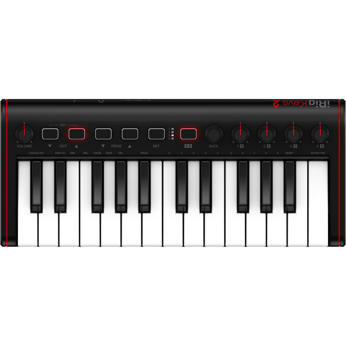 iRig Keys 2 Mini compact 25-key MIDI controller for iPhone/iPad and Mac/PC