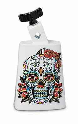 LP White Skull Collect - a - bell 5IN 3/8IN Mount