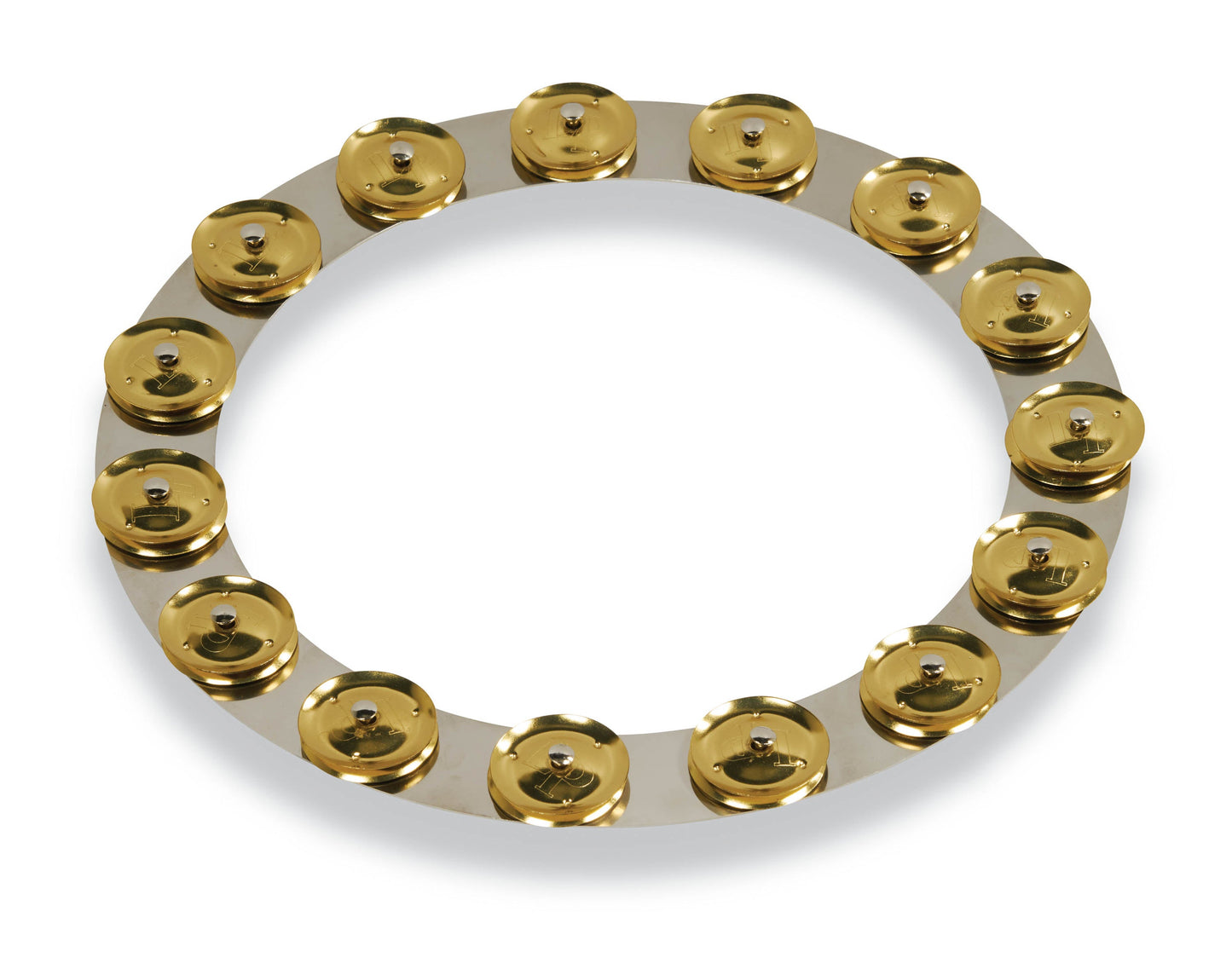 LP LP3814SBS 14 - inch Tambo - ring - Stainless Steel with Brass Jingles