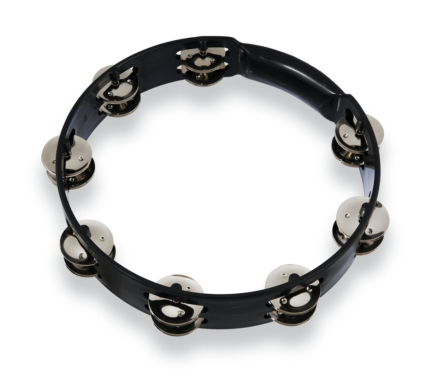LP LPA190 Aspire 10 - inch Black Tambourine with Steel Jingles