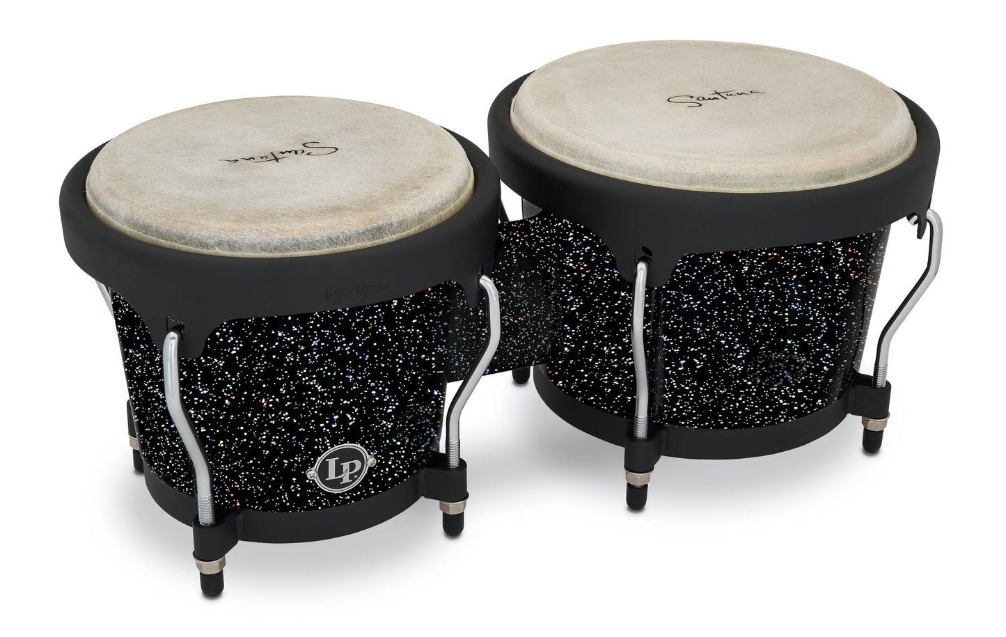 LP Aspire LPA601 - BM 6 - 3/4 - inch and 8 - inch Santana Black Magic Bongo Set