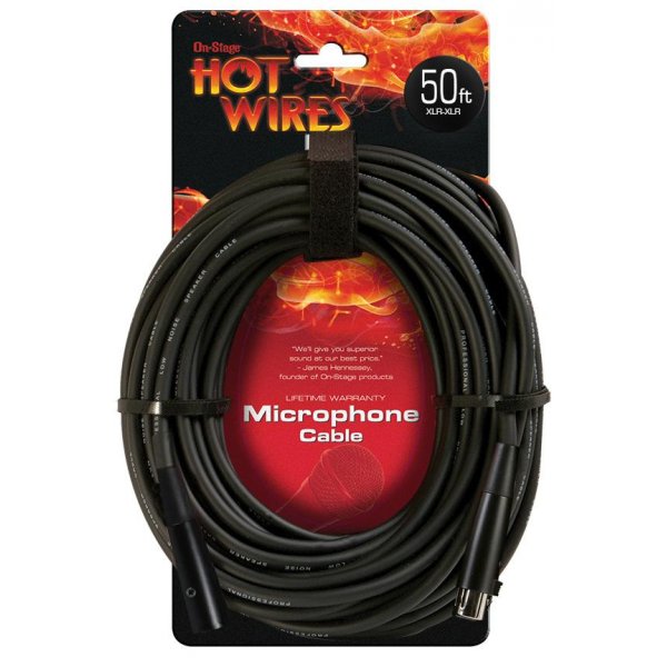 On-Stage Mic Cable (50', XLR-XLR)