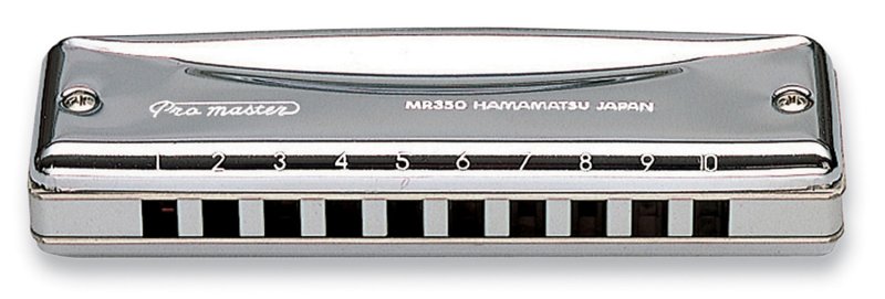 Suzuki MR-350-C Promaster Harmonica - Key of C - front view