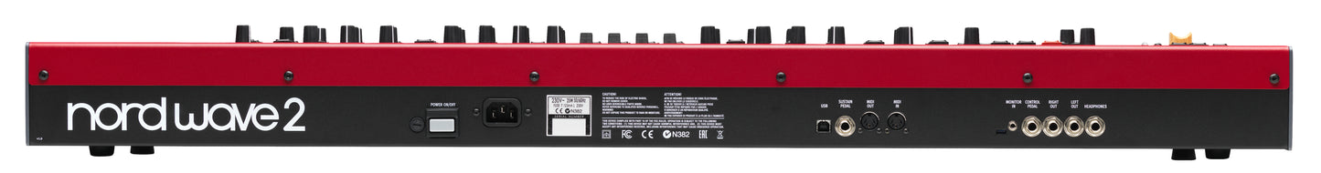 Nord Wave 2 rear view