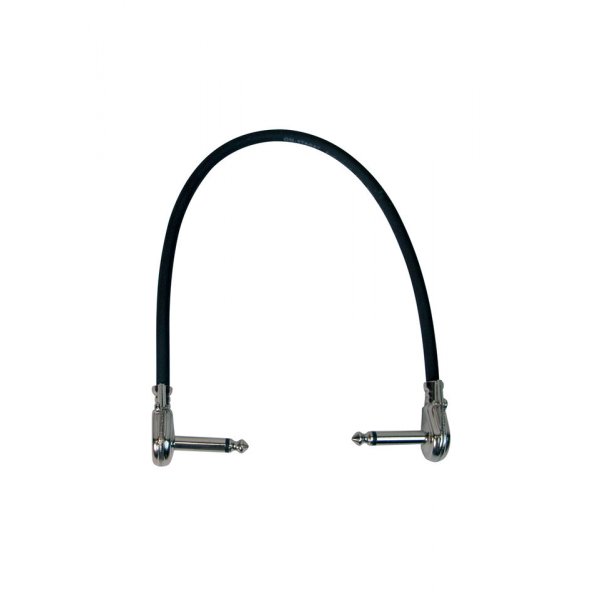 On-Stage 1' Patch Cable w/ Pancake Connectors (Black)