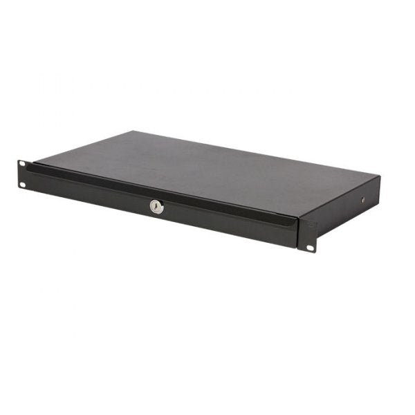 On-Stage 1U Locking Rack Drawer (Shallow)