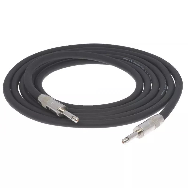 Pro Co Power Plus speaker cable with 1/4 inch plugs on both ends