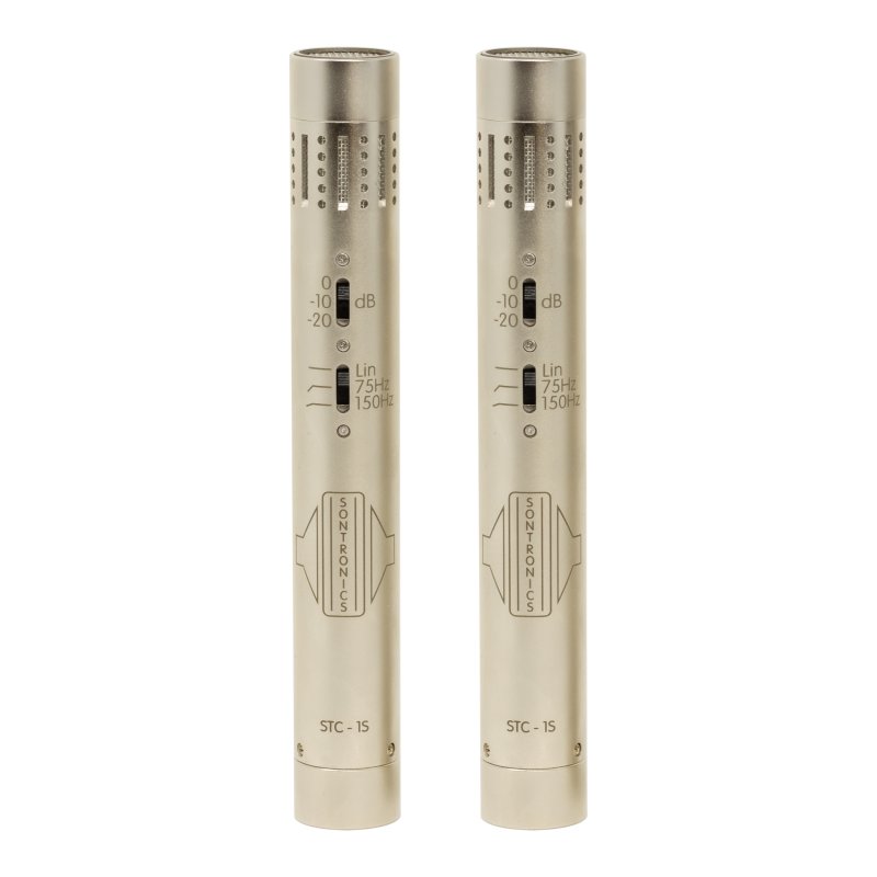 Sontronics STC-1 Matched Stereo Pair of Small-Diaphragm Condensers - Silver
