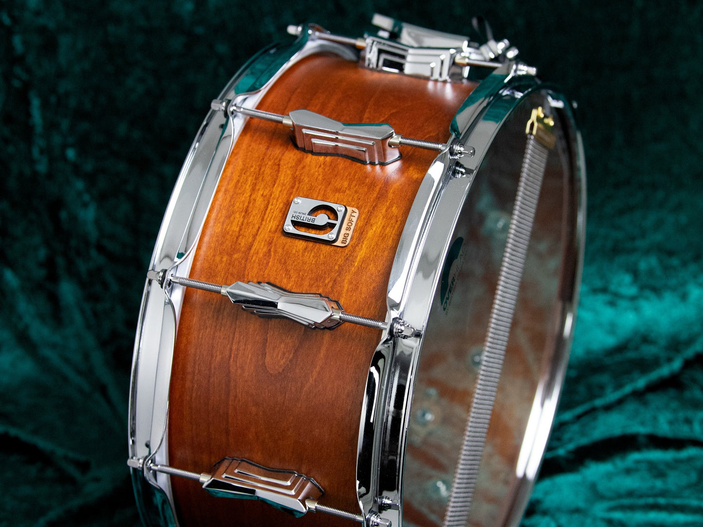 British Drum Co. Big Softy Series Cherry & Balsa 6.5" x 14" Snare Drum