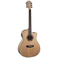 Washburn AG40CE Apprentice Grand Auditorium Cutaway with Hard Case