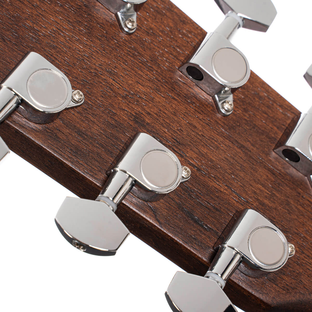 Cort Earth60 die-cast tuning machines, rear view