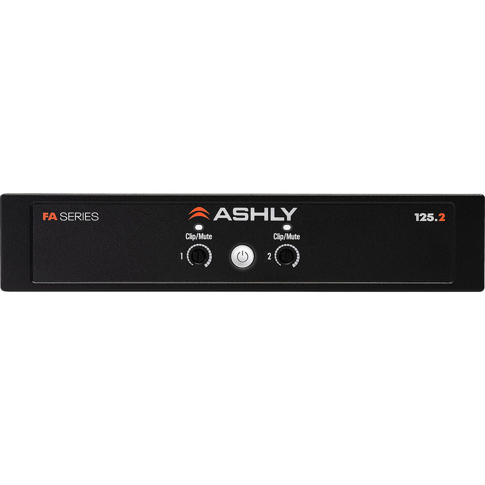 ASHLY Ashly 1/2-Rack Compact Power Amplifier 2 x125W at 4/8 Ohms or 25V/70V