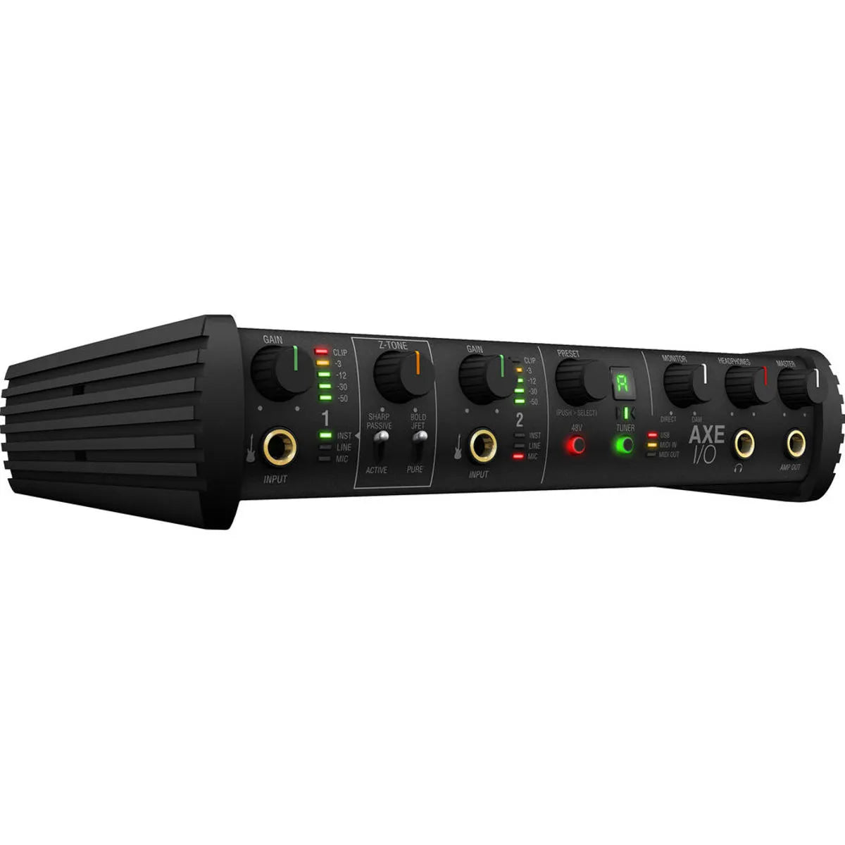 AXE I/O premium audio interface with advanced guitar tone shaping
