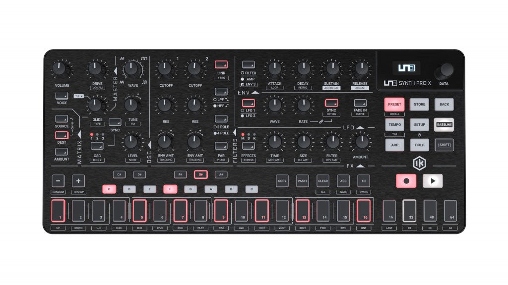 UNO Synth Pro X paraphonic dual-filter analog desktop synthesizer