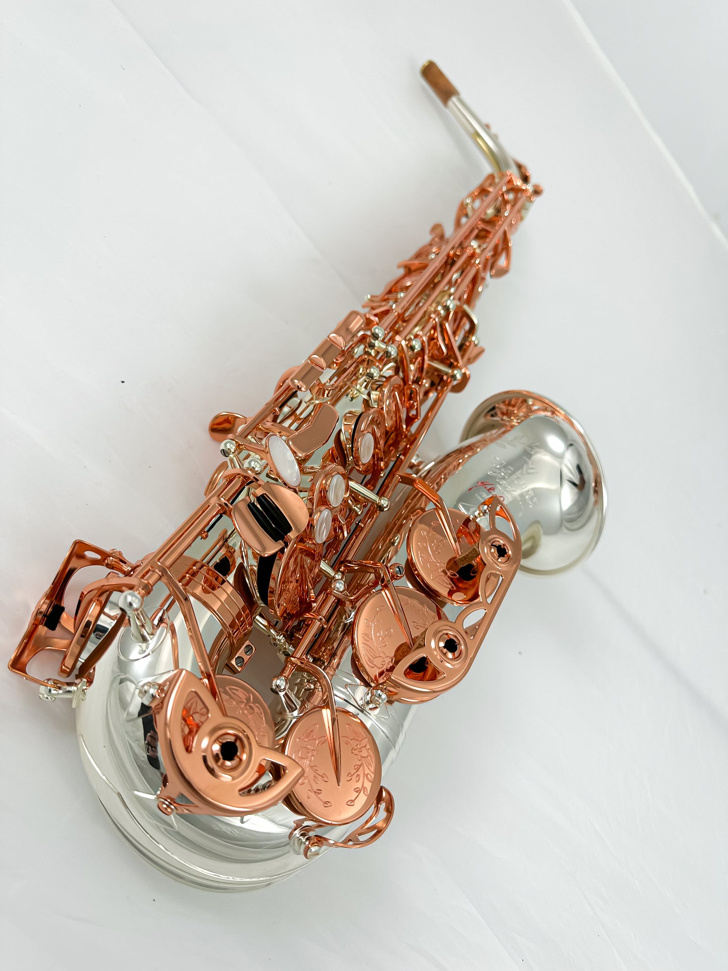 Special Edition Revelation Series Professional Alto Saxophone (925 neck) Silver / Rose Gold