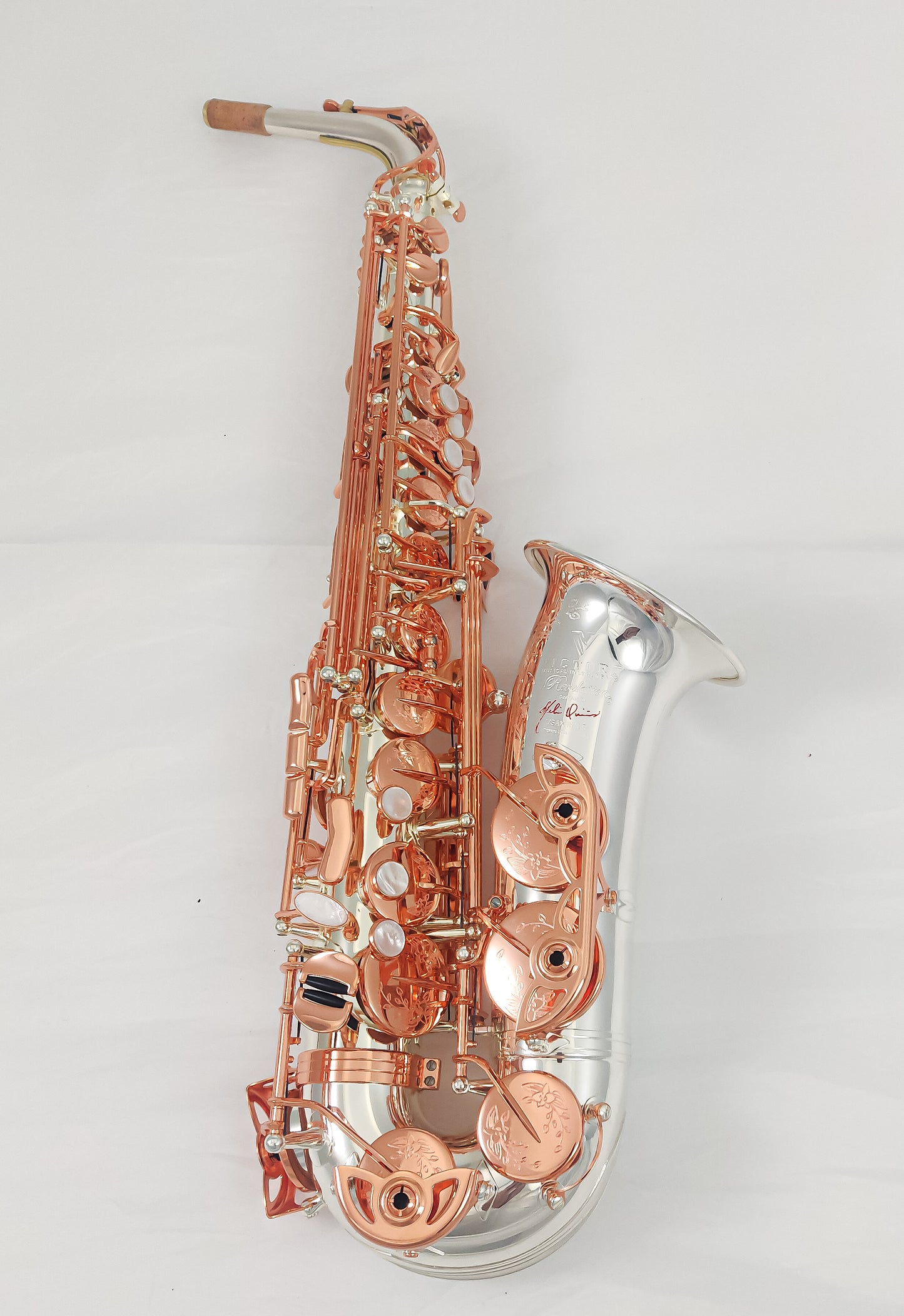 Special Edition Revelation Series Professional Alto Saxophone (925 neck) Silver / Rose Gold