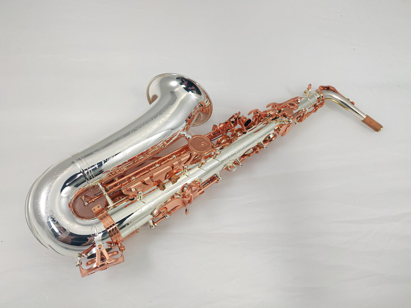 Special Edition Revelation Series Professional Alto Saxophone (925 neck) Silver / Rose Gold