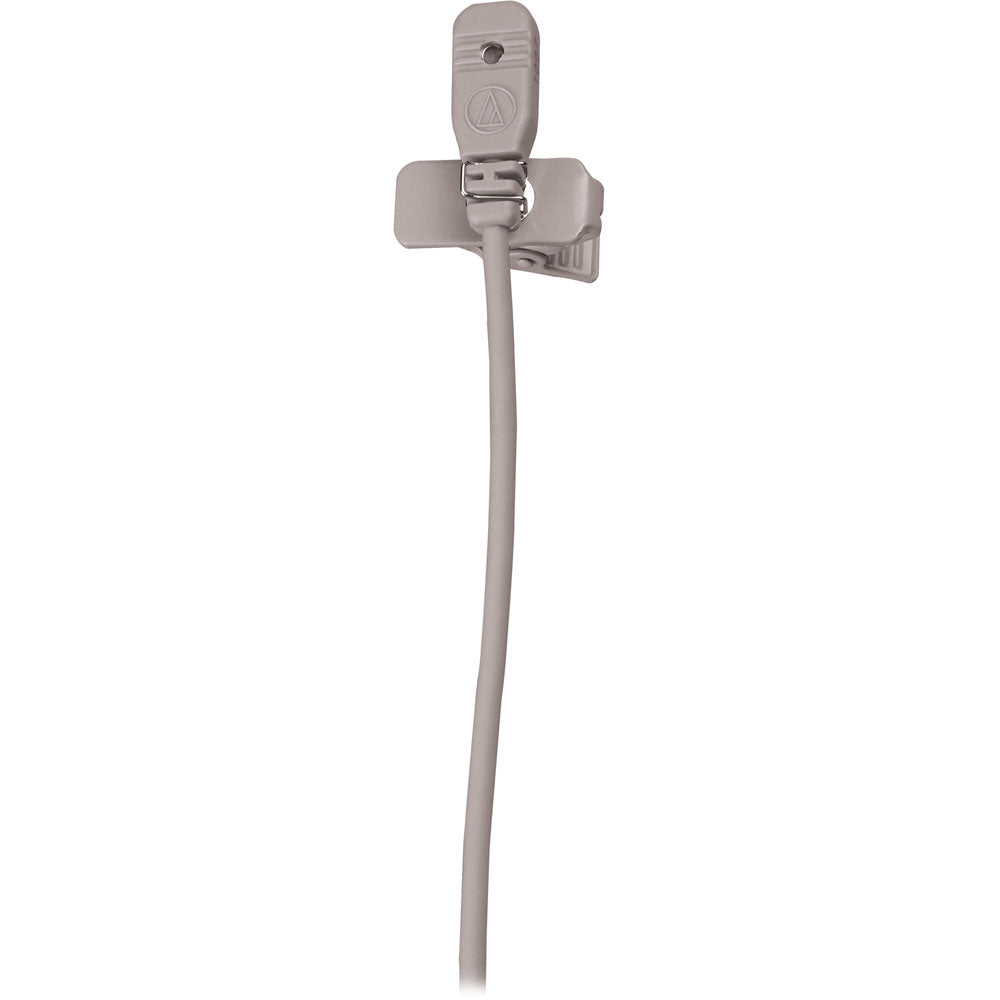 Audio Technica Omnidirectional condenser lavalier microphone with 55" cable terminated with TA5F