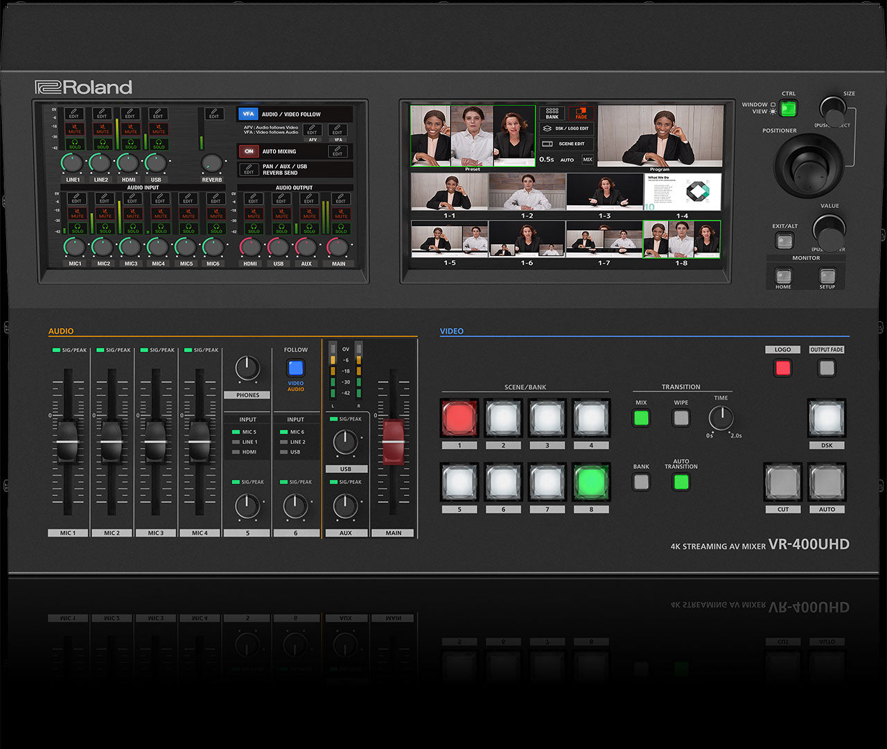 Roland VR-400UHD Av Streaming Mixer