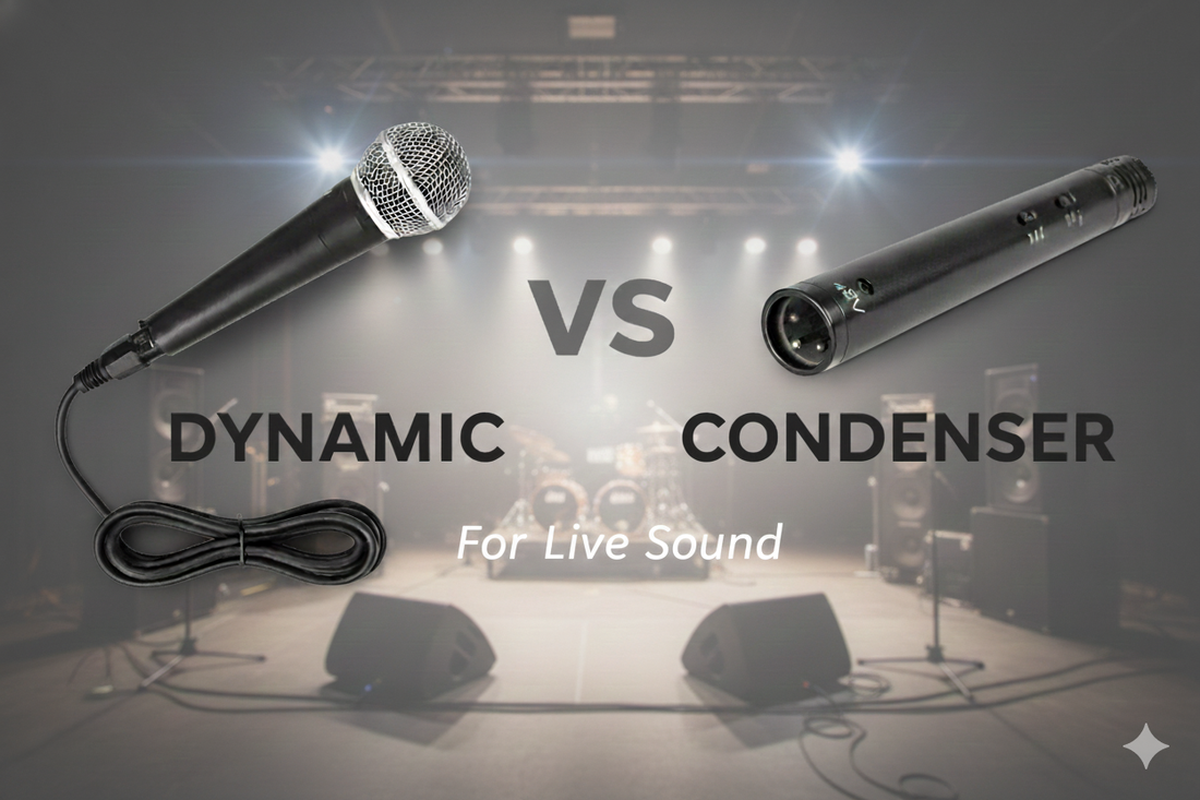 Dynamic vs Condenser Microphones for Live Sound