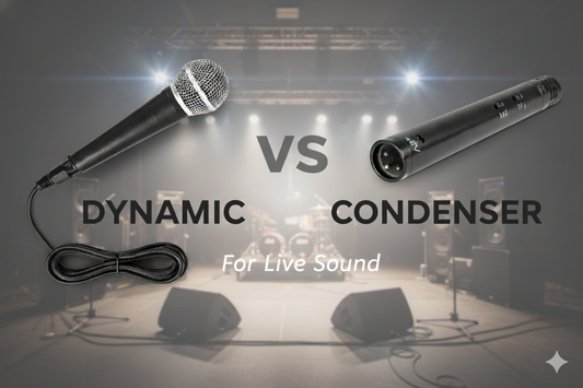 Dynamic vs Condenser Microphones for Live Sound