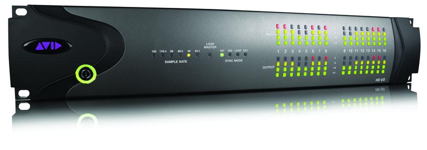 Avid Pro Tools HD I/O 8x8x8 audio interface, rear panel