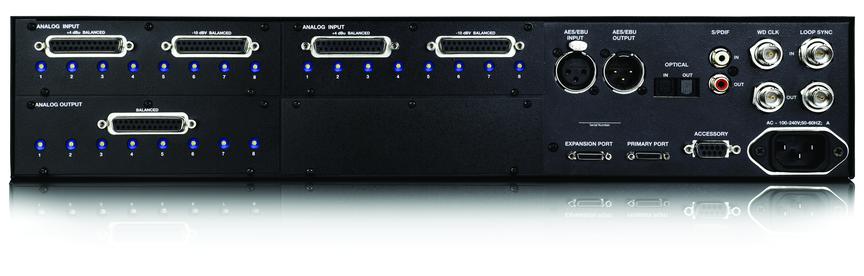 Avid Pro Tools HD I/O 8x8x8 audio interface, detail view