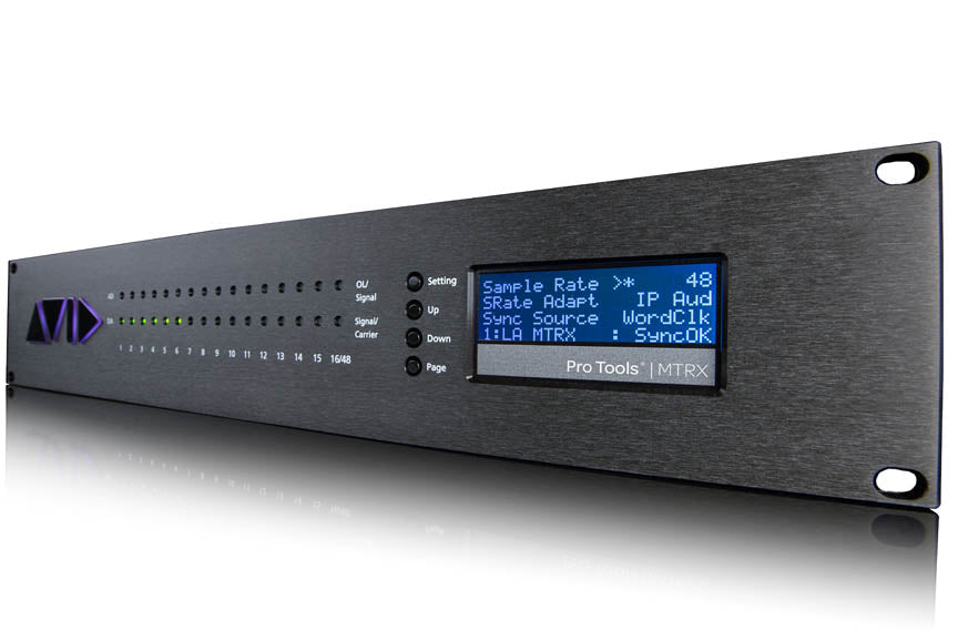 Avid Pro Tools MTRX Base Unit with MADI, angled view