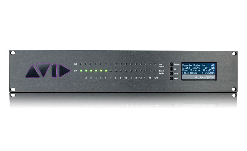 Avid Pro Tools MTRX Base Unit with MADI, front view
